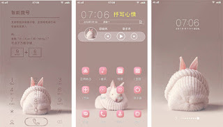 Pink Rabbit Theme itz for Vivo