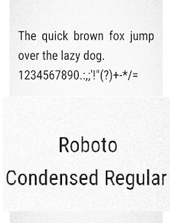 Roboto Consended Reguler Fonts itz Untuk Vivo